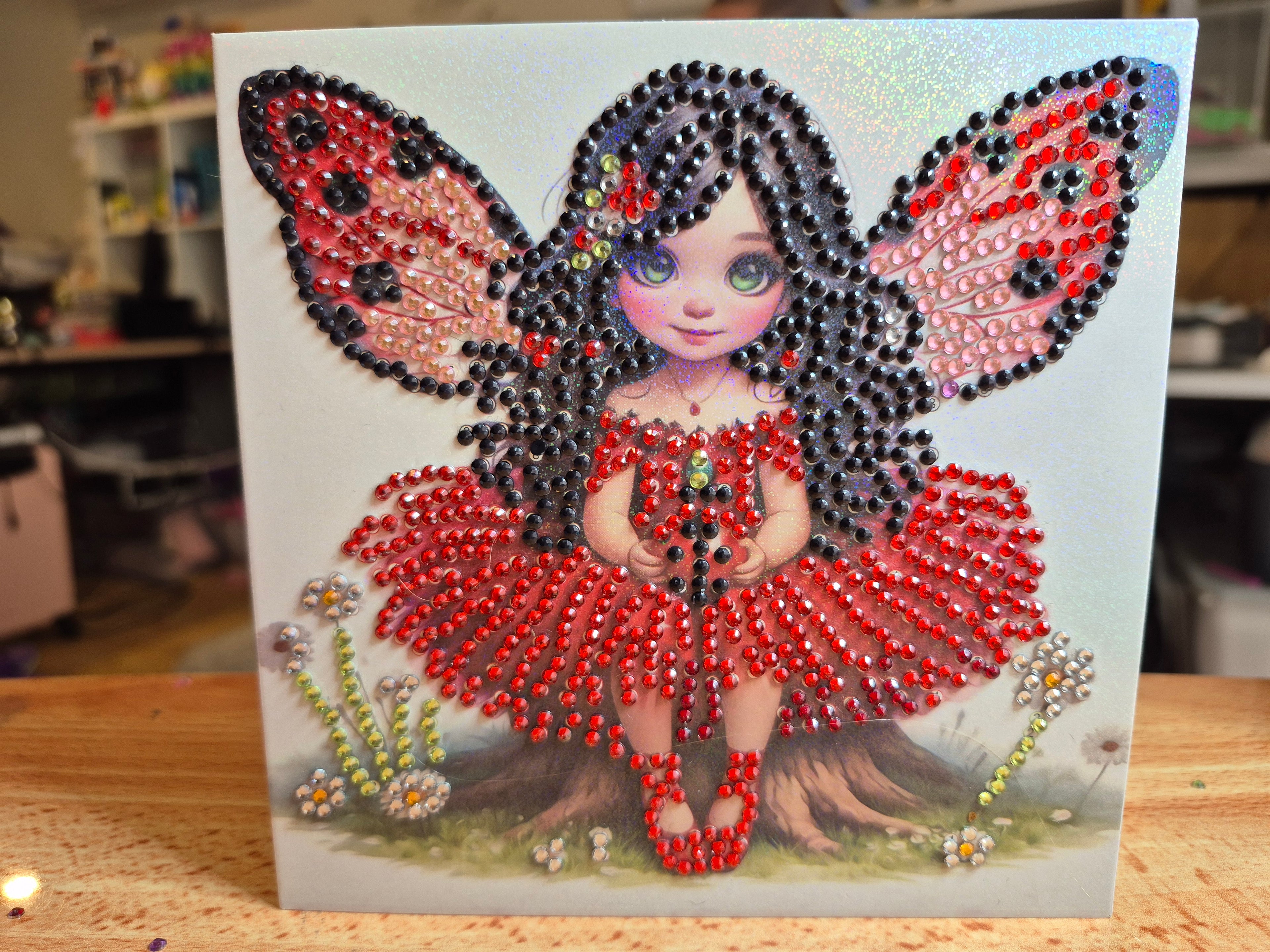 Ladybug fairy card 1 Seahorse Creations AU
