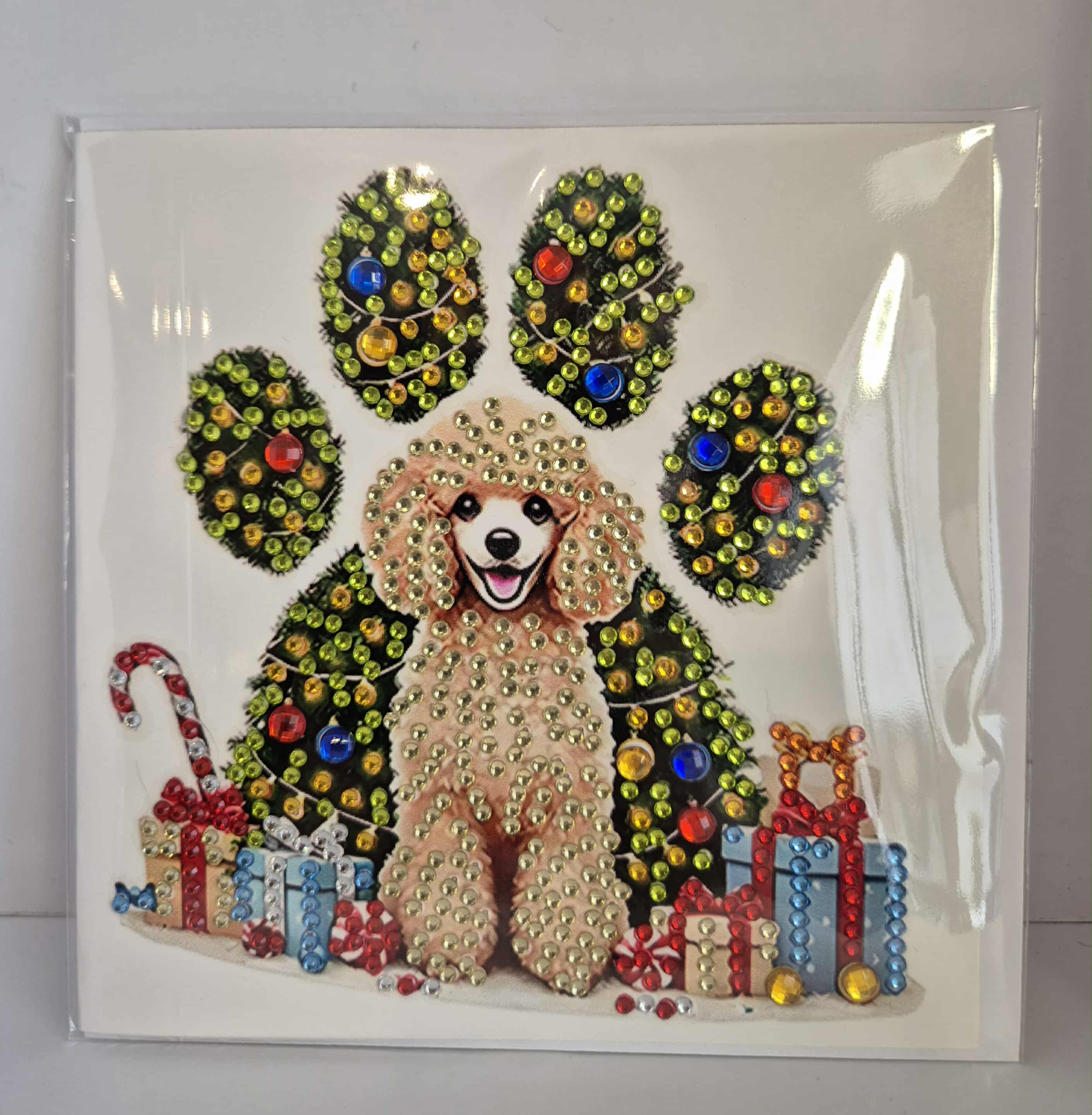 poodle tree paw card Seahorse Creations AU