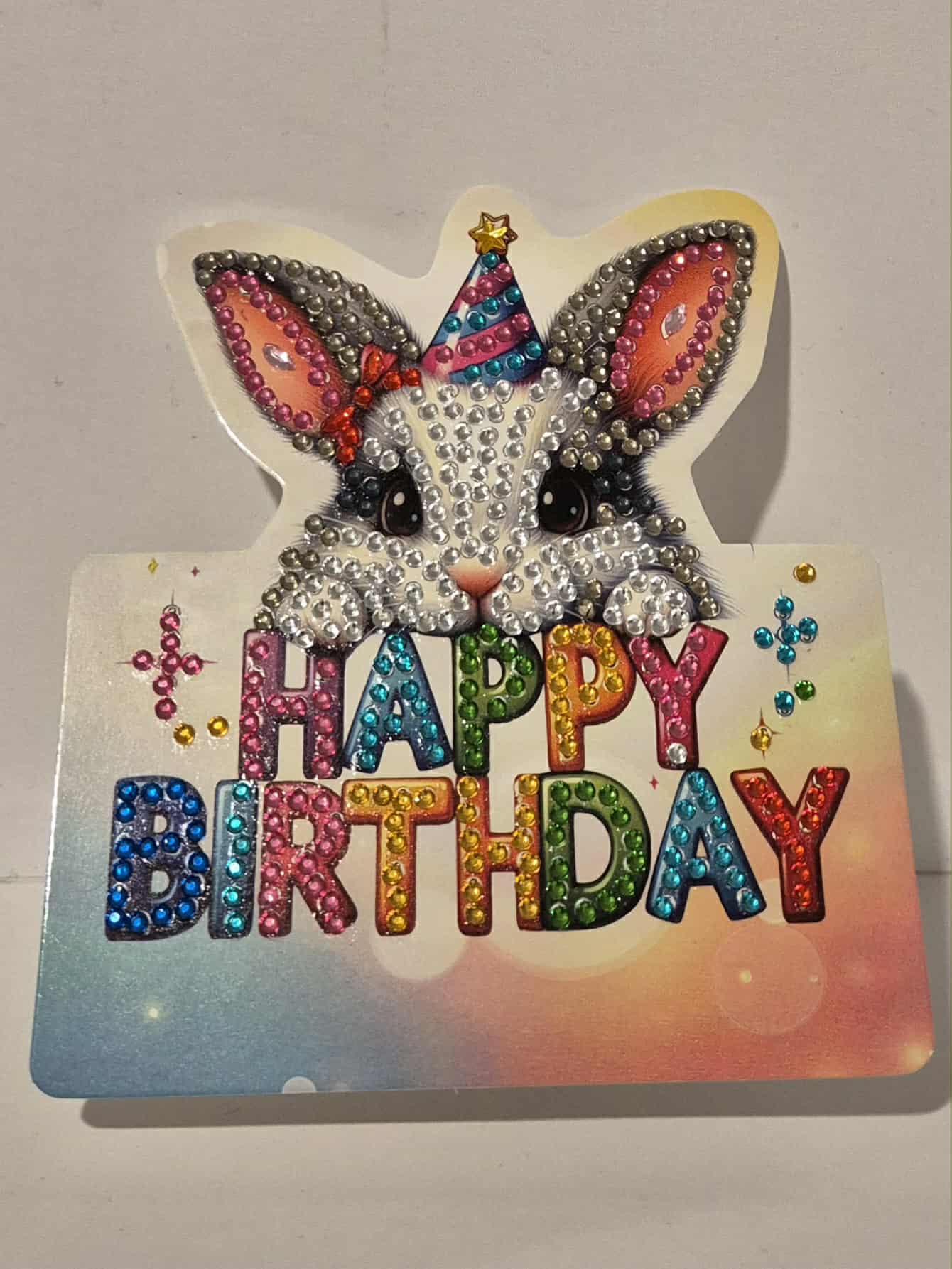 bunny happy bday card Seahorse Creations AU
