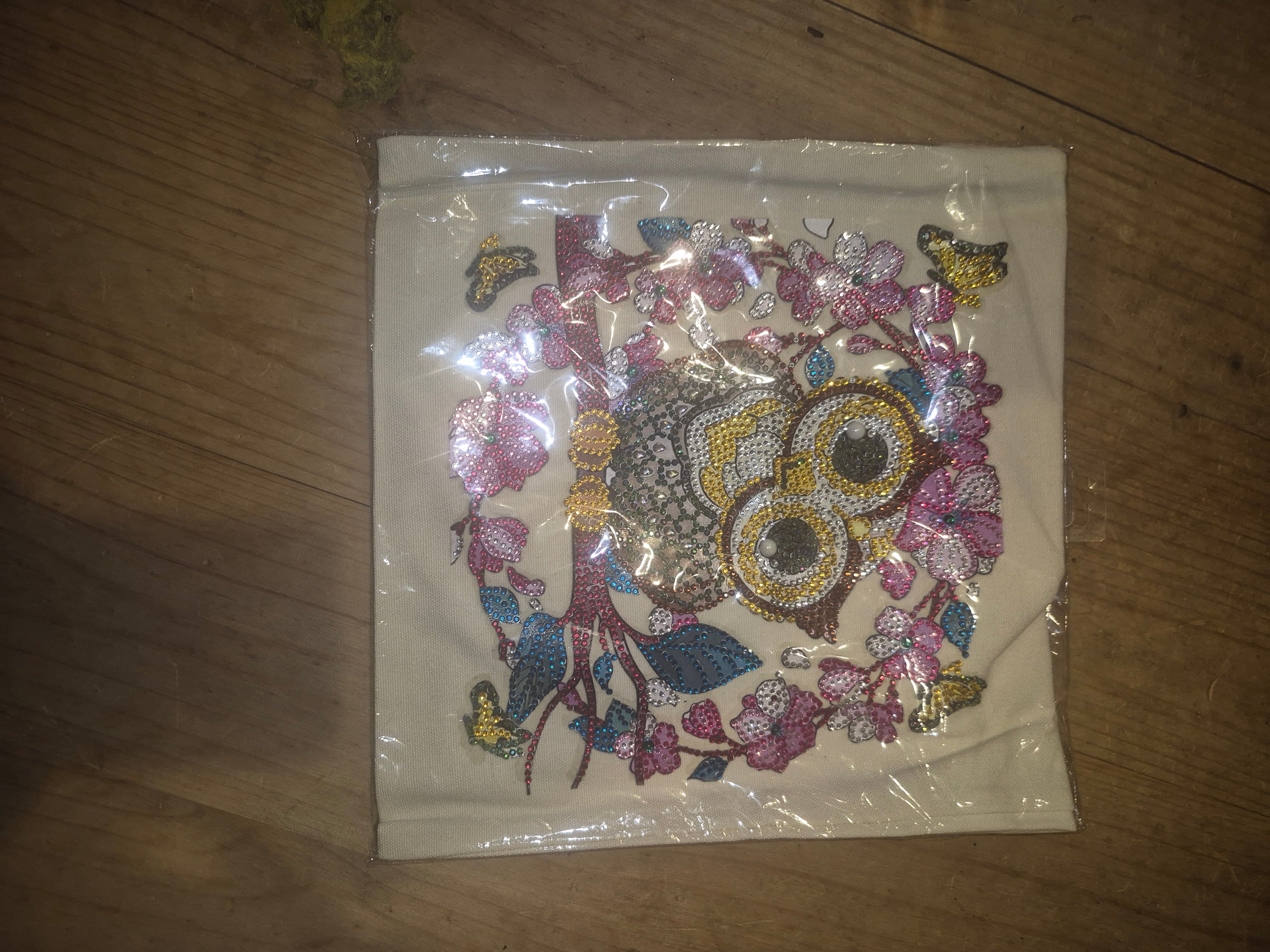 buttefly flower and owl tote bag Seahorse Creations AU