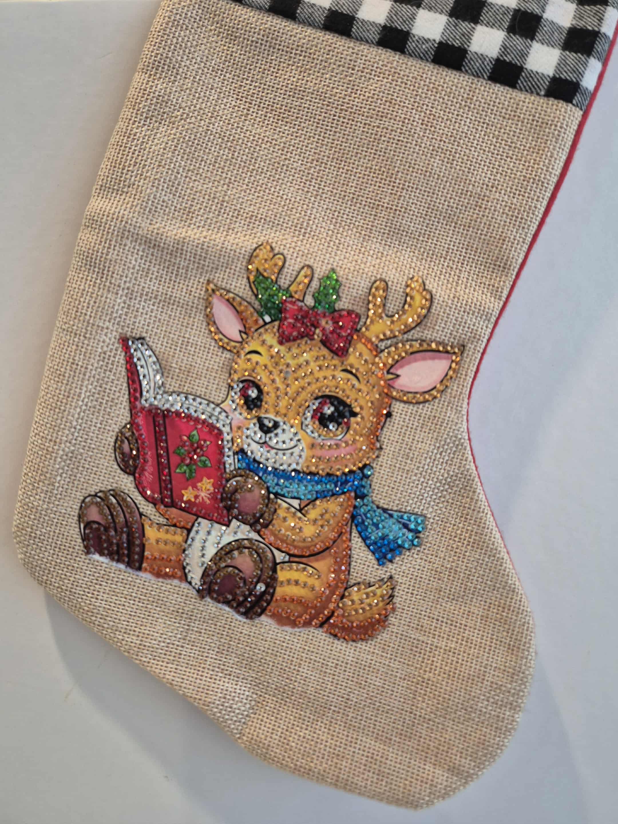 reindeer stocking Seahorse Creations AU