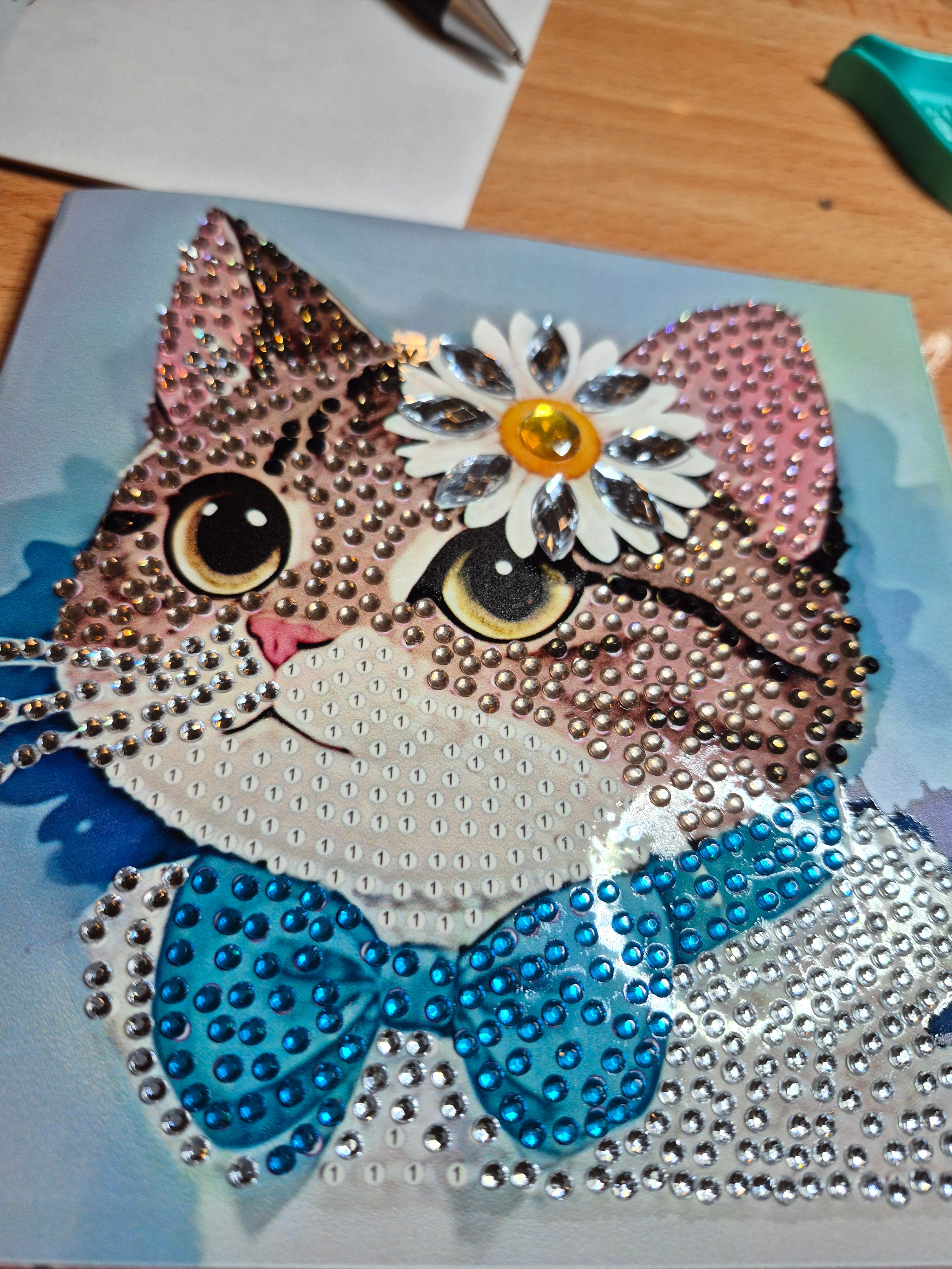 Cute cat card 1 Seahorse Creations AU
