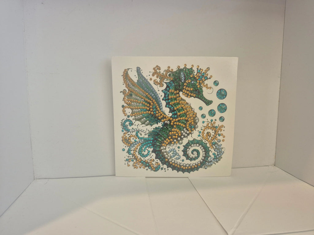 "Jewel-Encrusted Seahorse" 🐚✨ Seahorse Creations AU