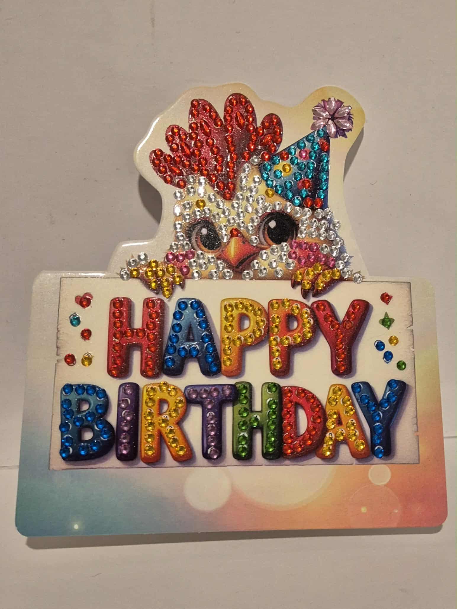 chicken bday card Seahorse Creations AU