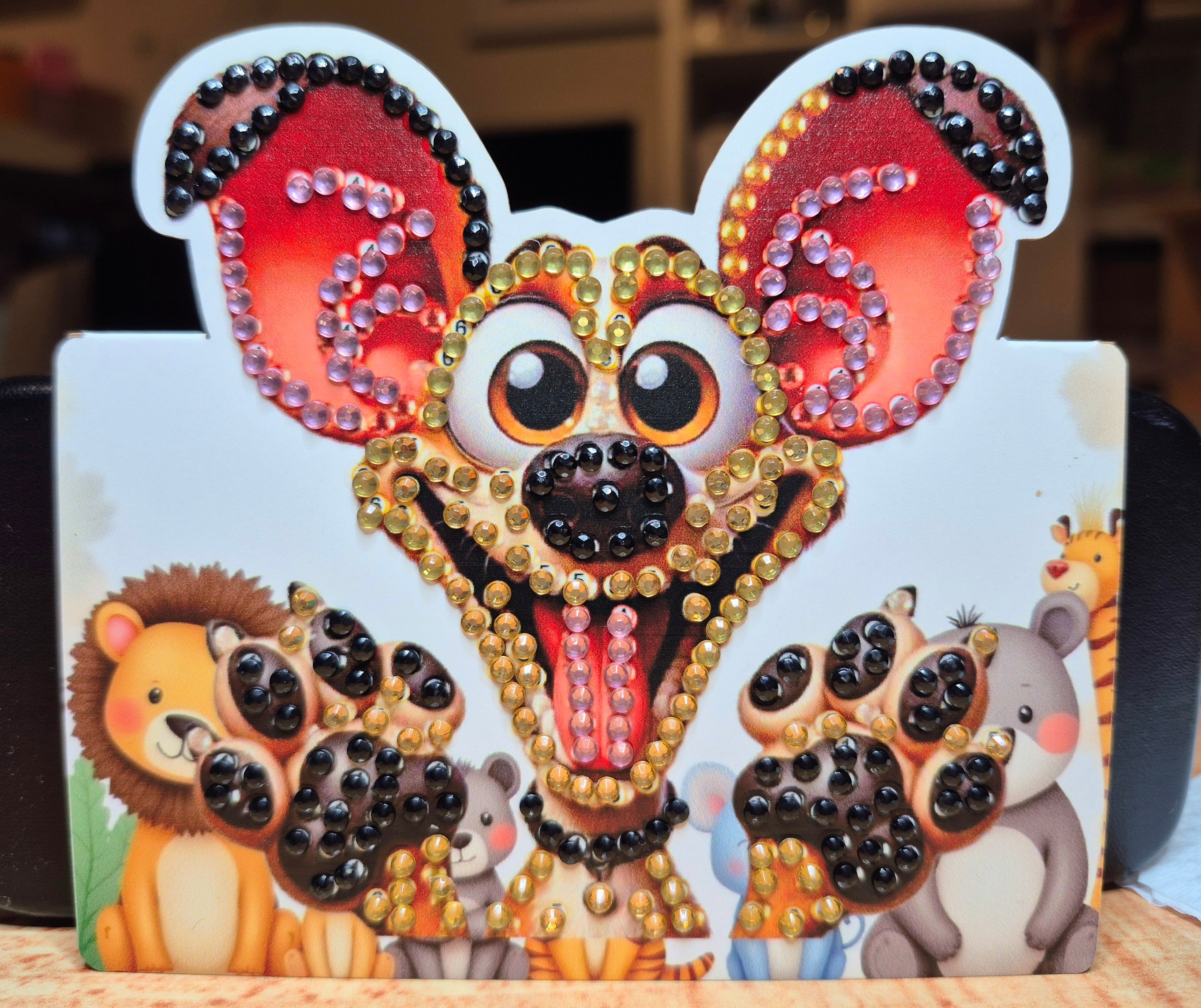 Card - mini general, crazy dog Seahorse Creations AU