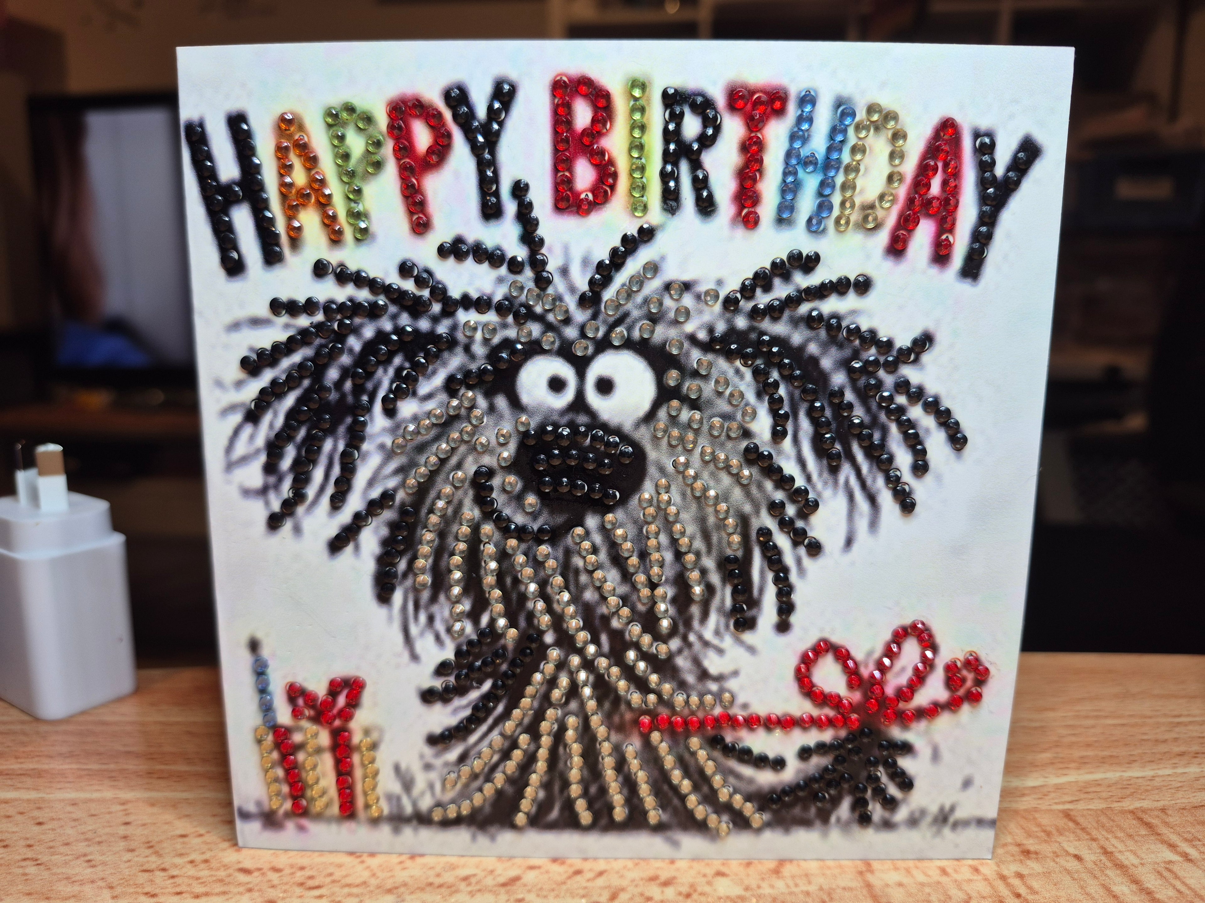 Card - birthday, cute dog 2 Seahorse Creations AU