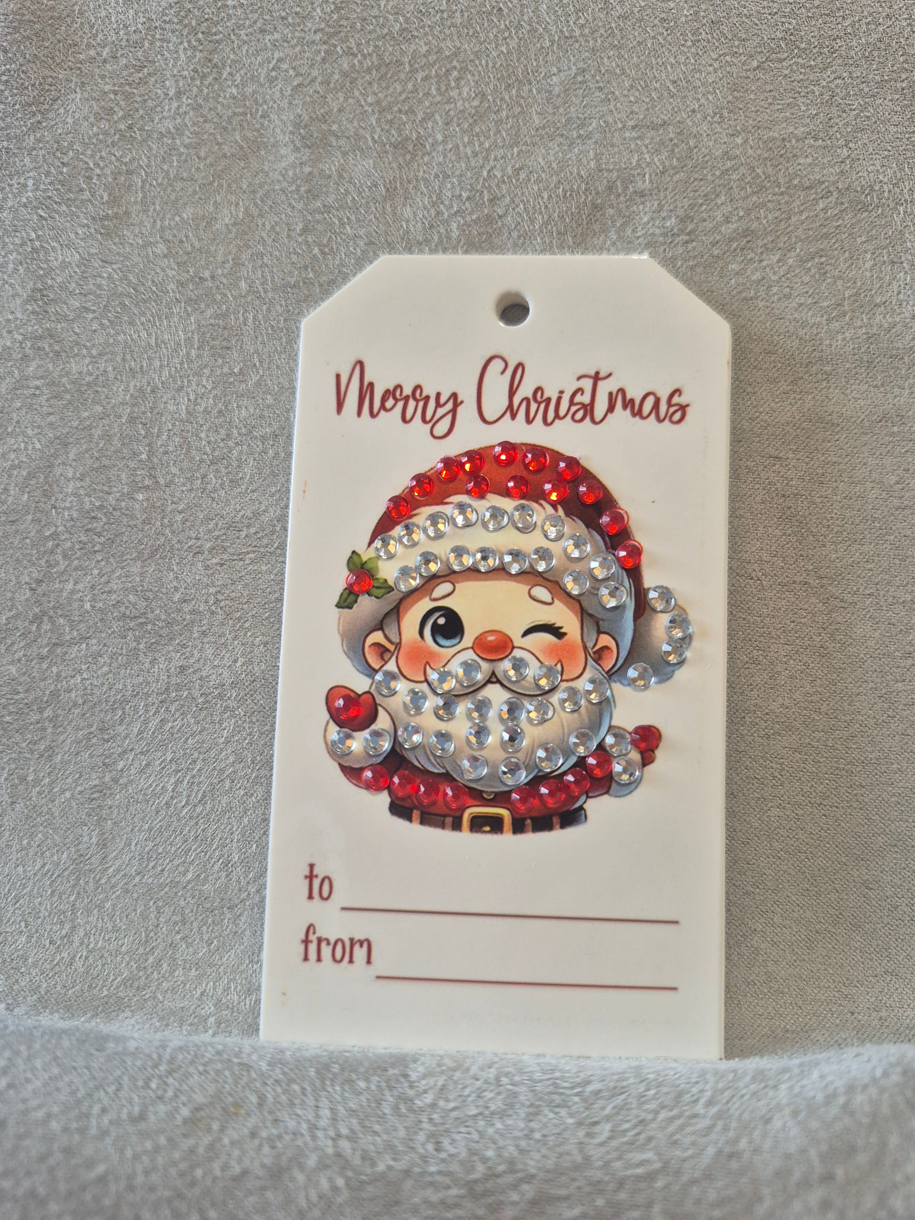 Santa gift tag 2 Seahorse Creations AU