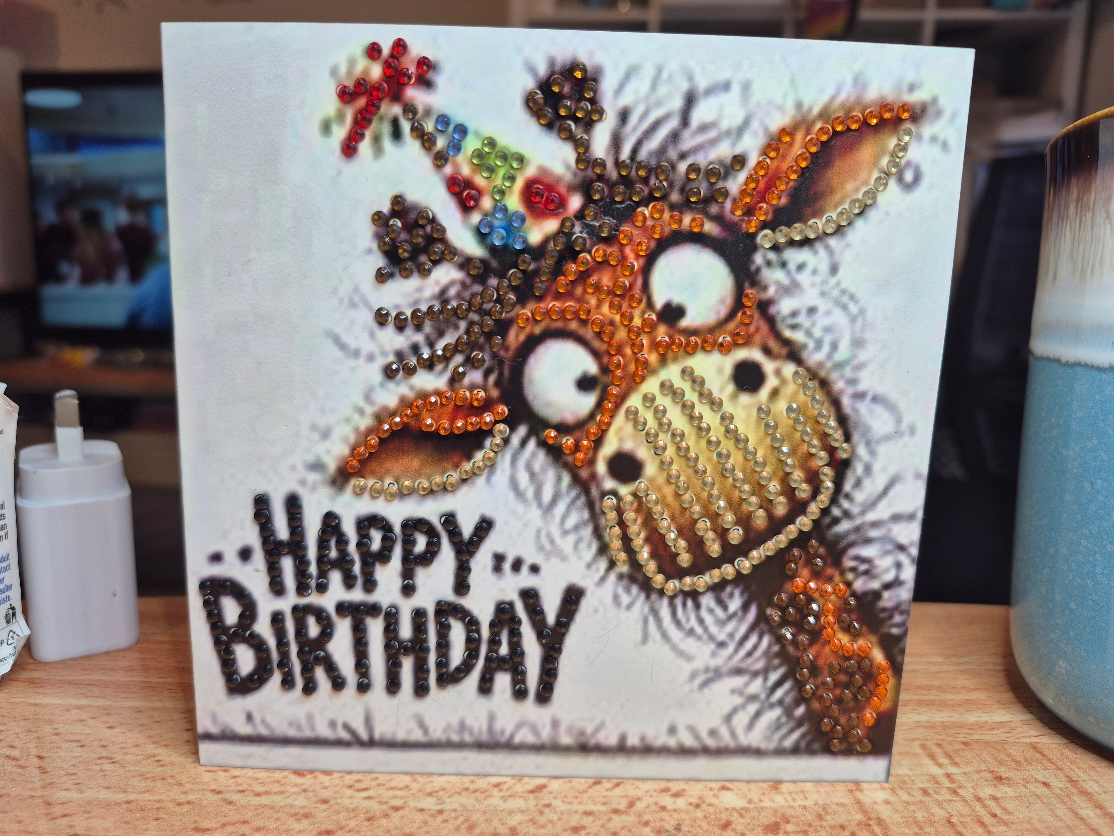 Card - birthday, crazy giraffe Seahorse Creations AU