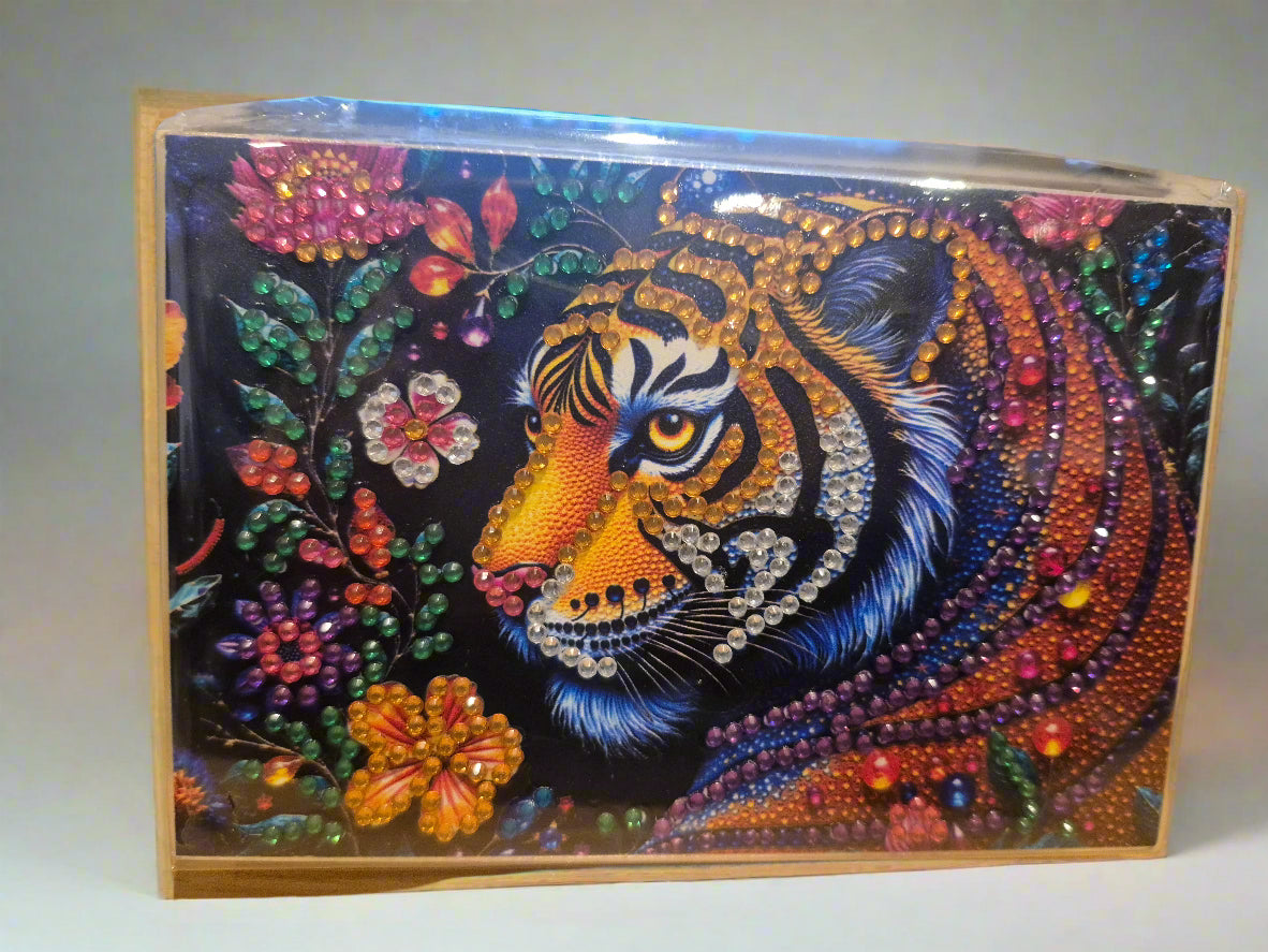 Tiger Wooden Box Seahorse Creations AU