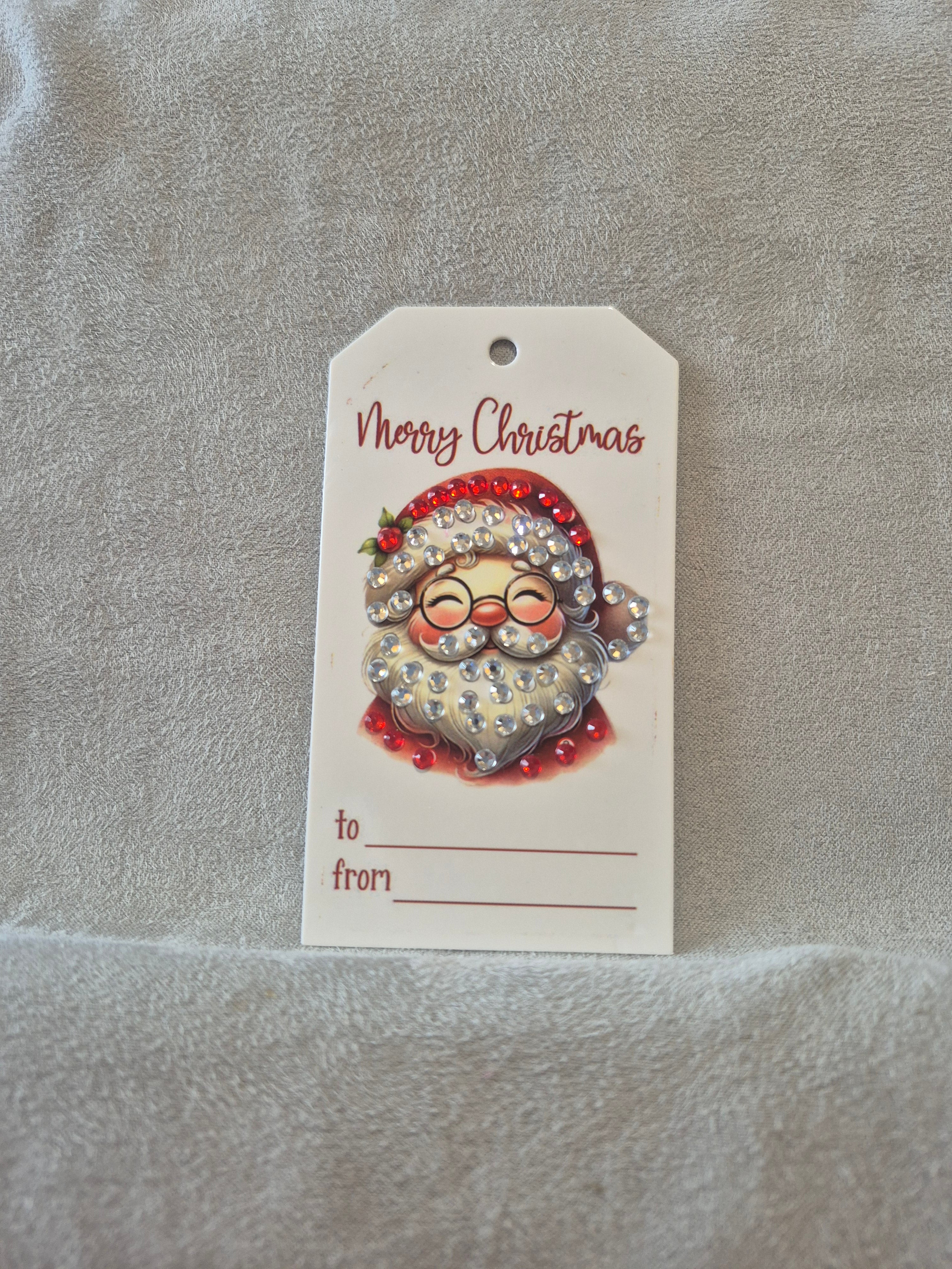 Santa gift tag 4 Seahorse Creations AU