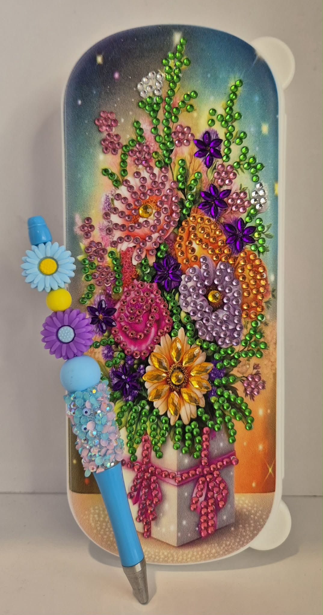 flowers pencil box and pen set Seahorse Creations AU