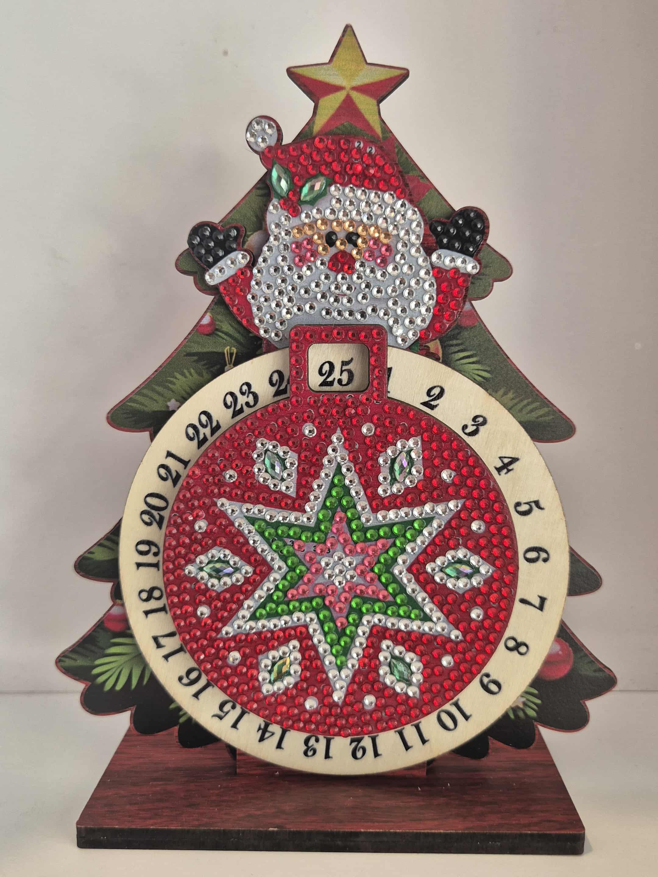 Christmas Countdown Calandar santa Seahorse Creations AU