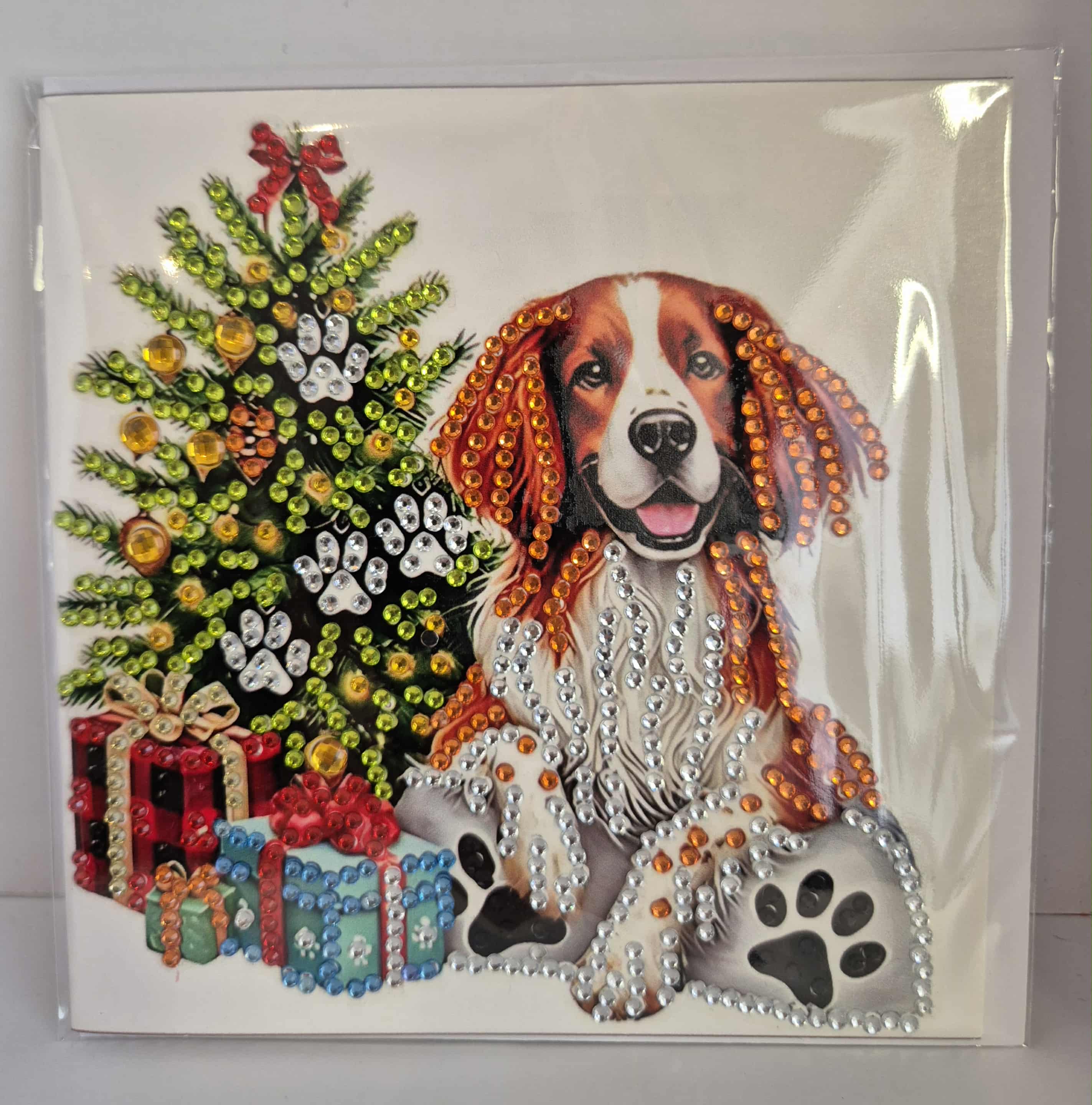 beagle paw print card Seahorse Creations AU