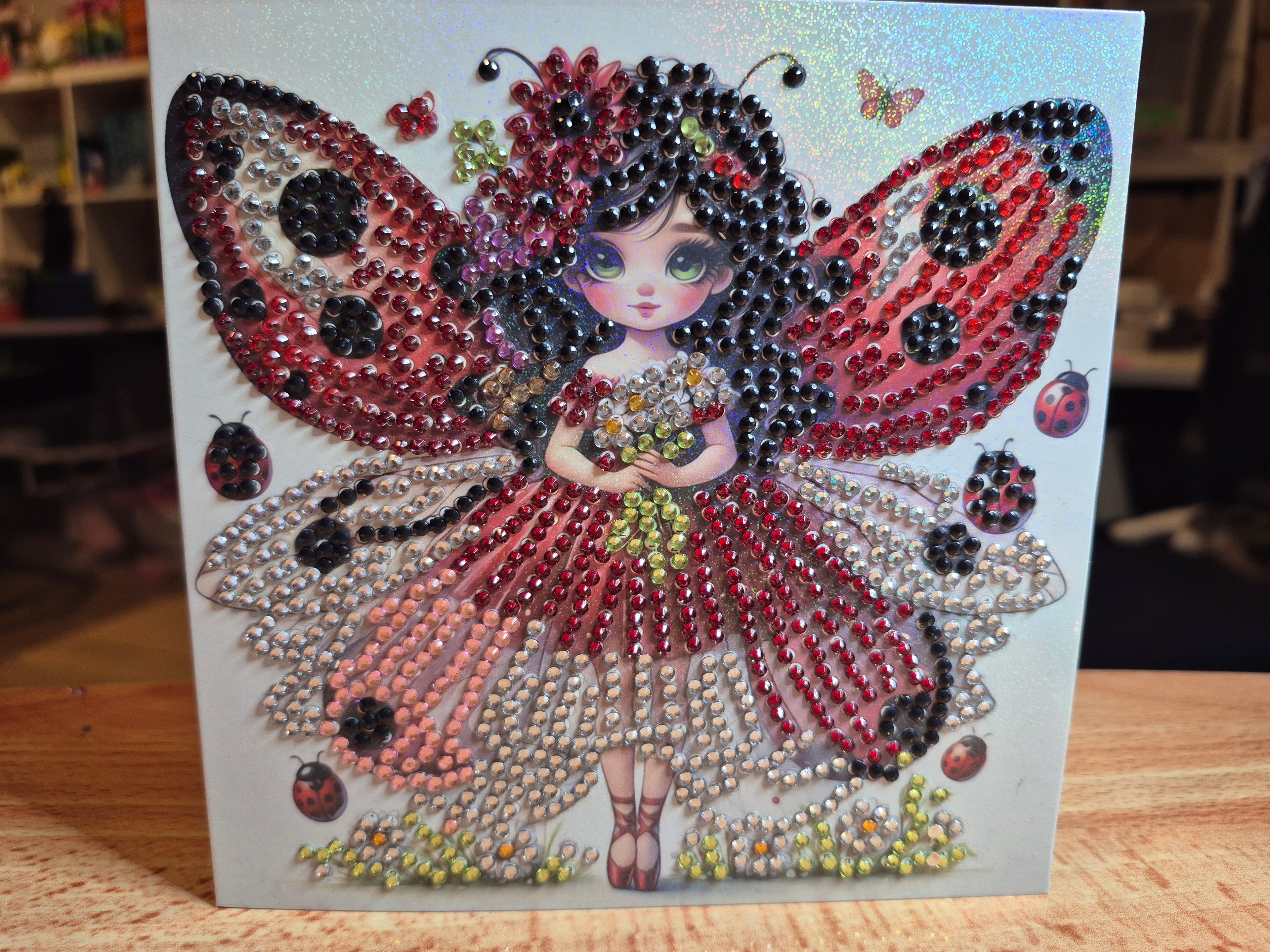 Ladybug fairy card 3 Seahorse Creations AU